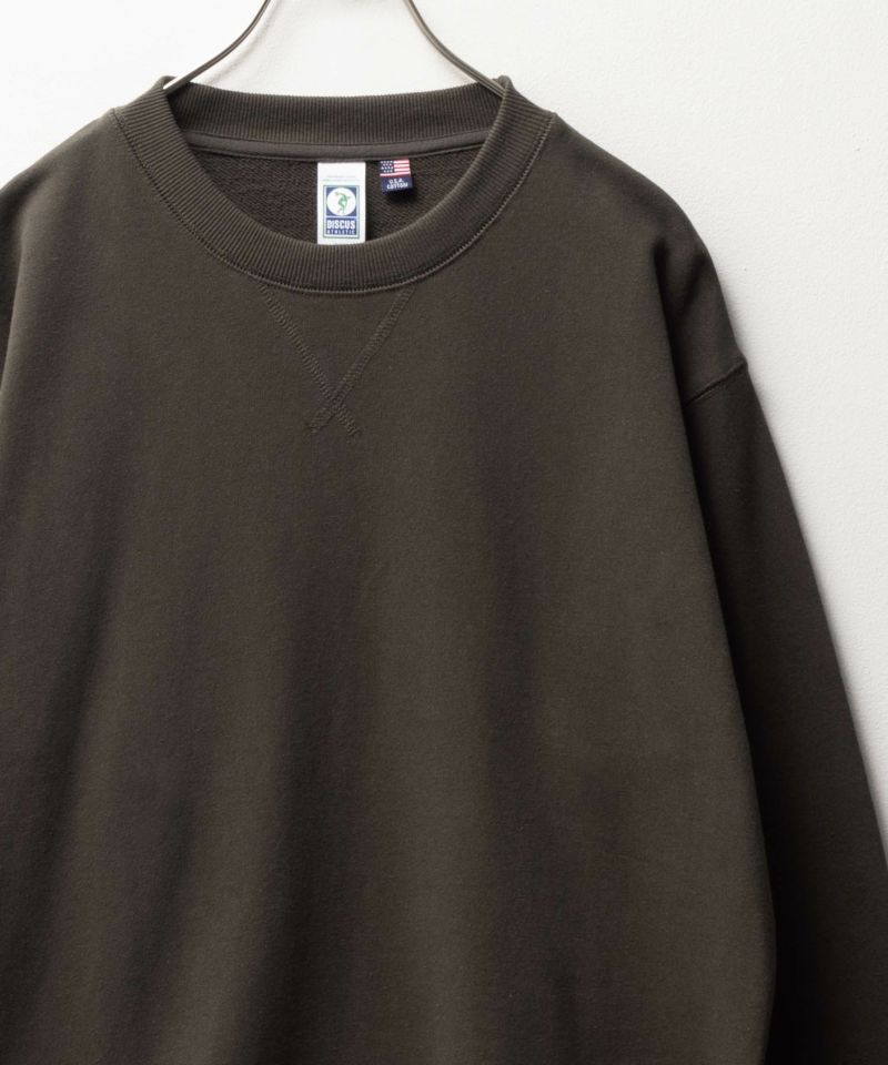 DISCUS 裏毛スウェットクルーネック メンズ商品画像-6