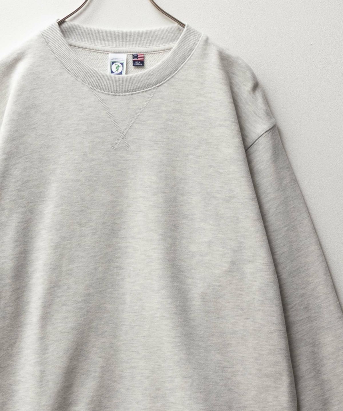 DISCUS 裏毛スウェットクルーネック メンズ