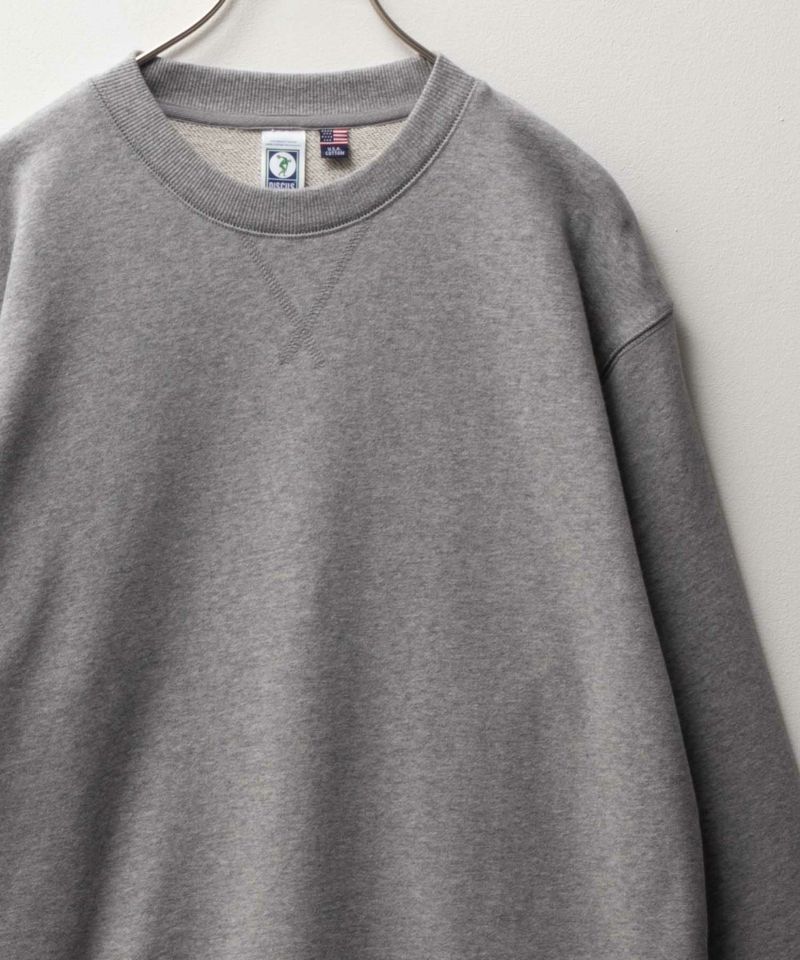 DISCUS 裏毛スウェットクルーネック メンズ商品画像-8