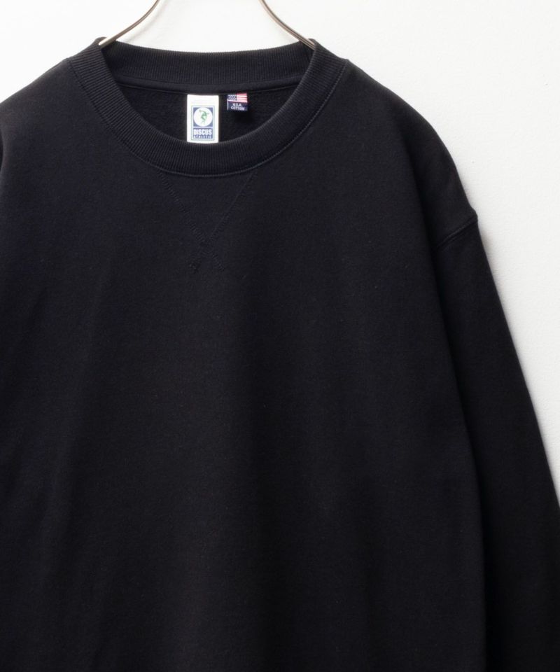 DISCUS  裏毛スウェットクルーネック メンズ商品画像-9