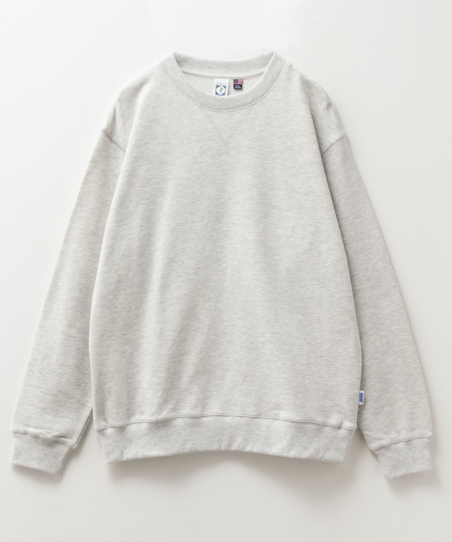 DISCUS 裏毛スウェットクルーネック メンズ