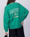 CONVERSE エンブレムミニ裏毛トレーナー レディース