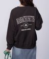 CONVERSE エンブレムミニ裏毛トレーナー レディース