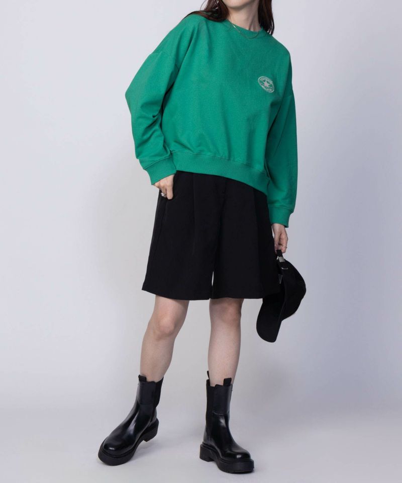 CONVERSE  エンブレムミニ裏毛トレーナー レディース商品画像-12