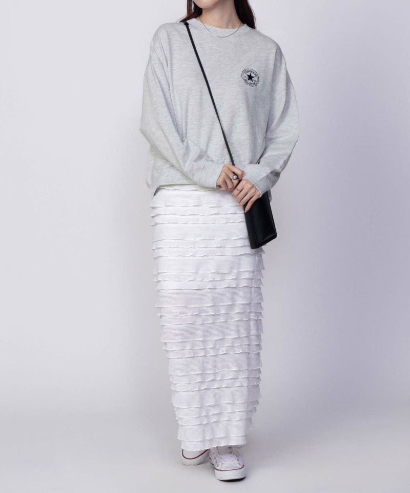 CONVERSE  エンブレムミニ裏毛トレーナー レディース商品画像-13