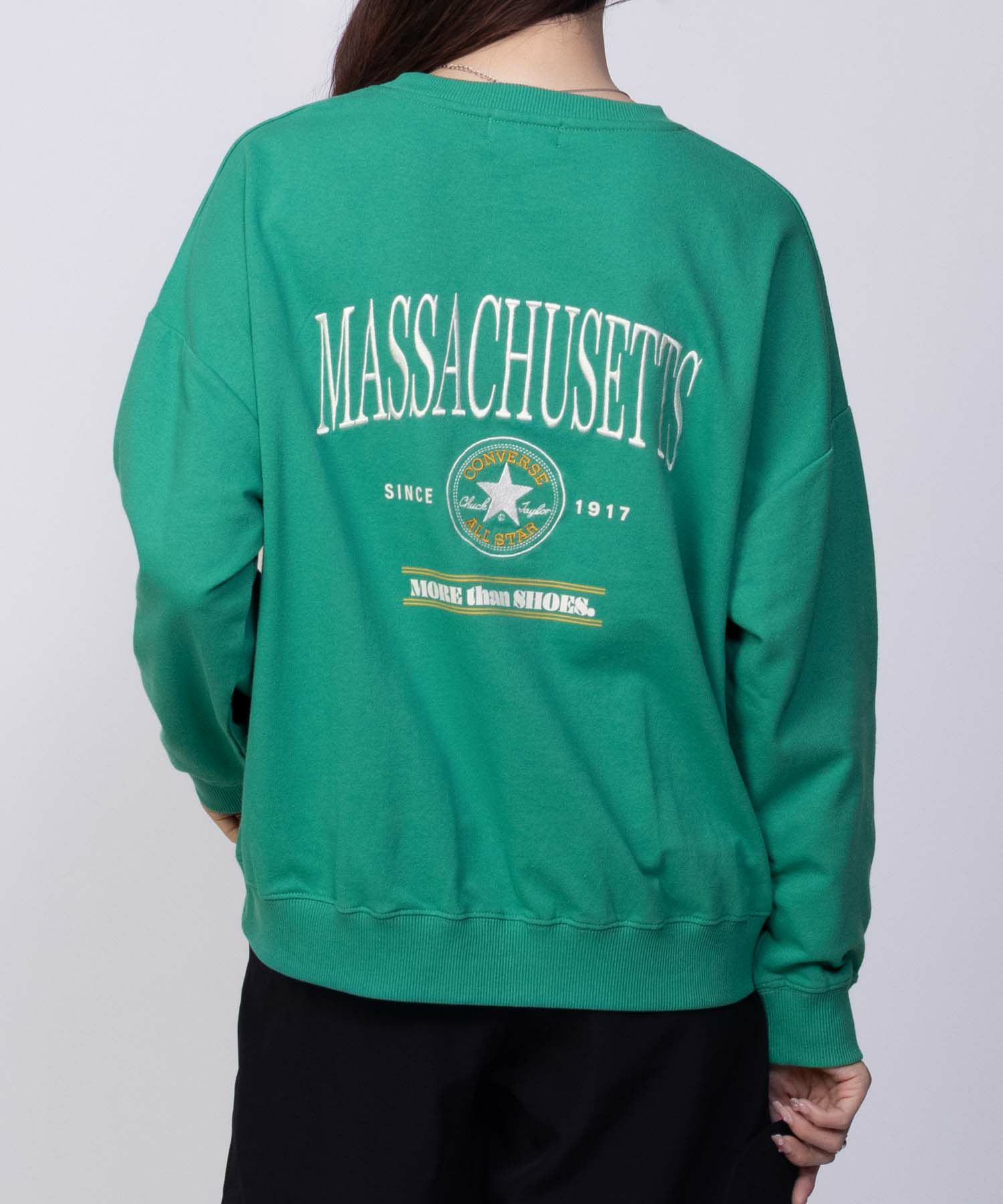 CONVERSE エンブレムミニ裏毛トレーナー レディース