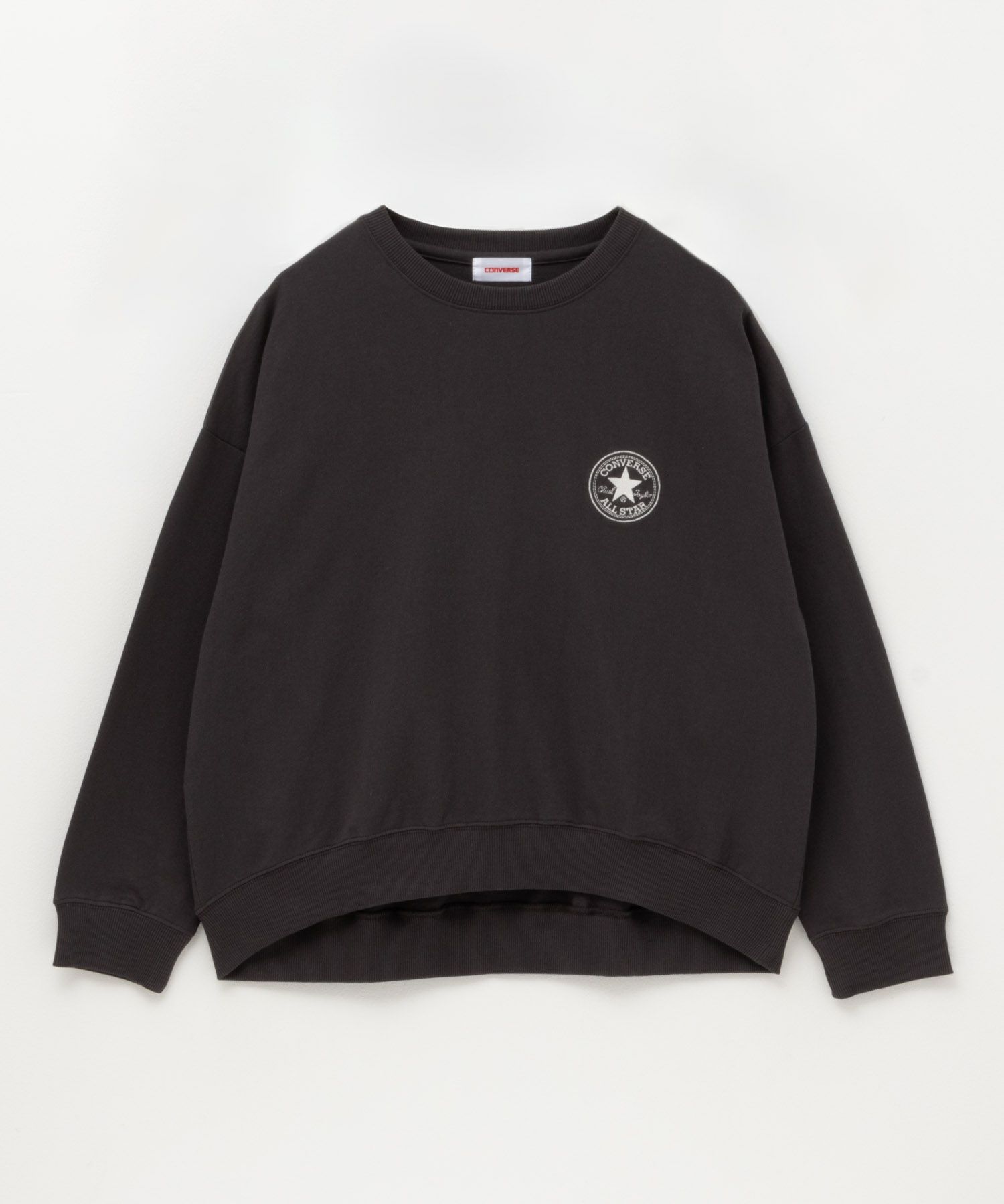 CONVERSE エンブレムミニ裏毛トレーナー レディース