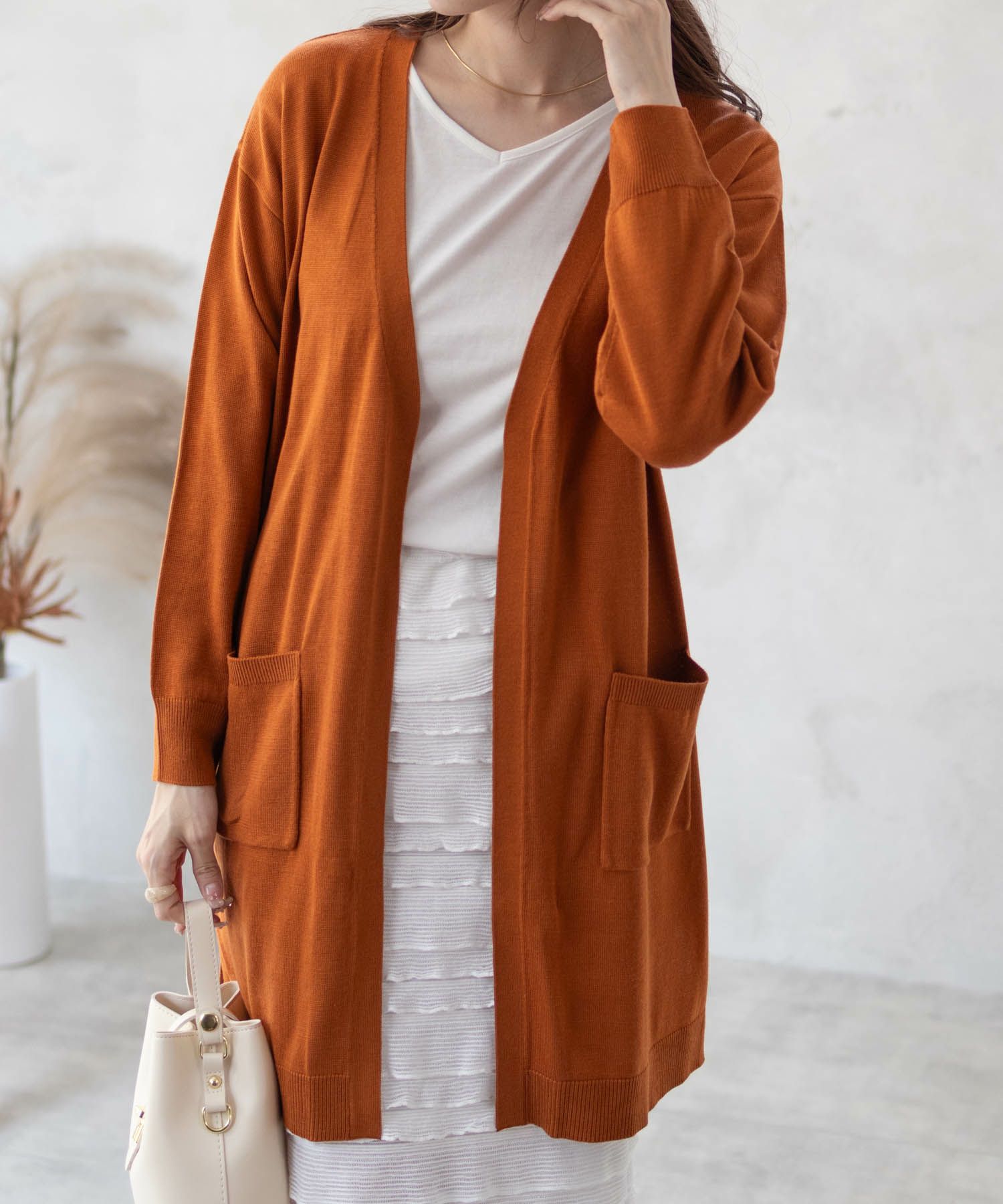 NAVY ロングトッパーアンサンブル レディース