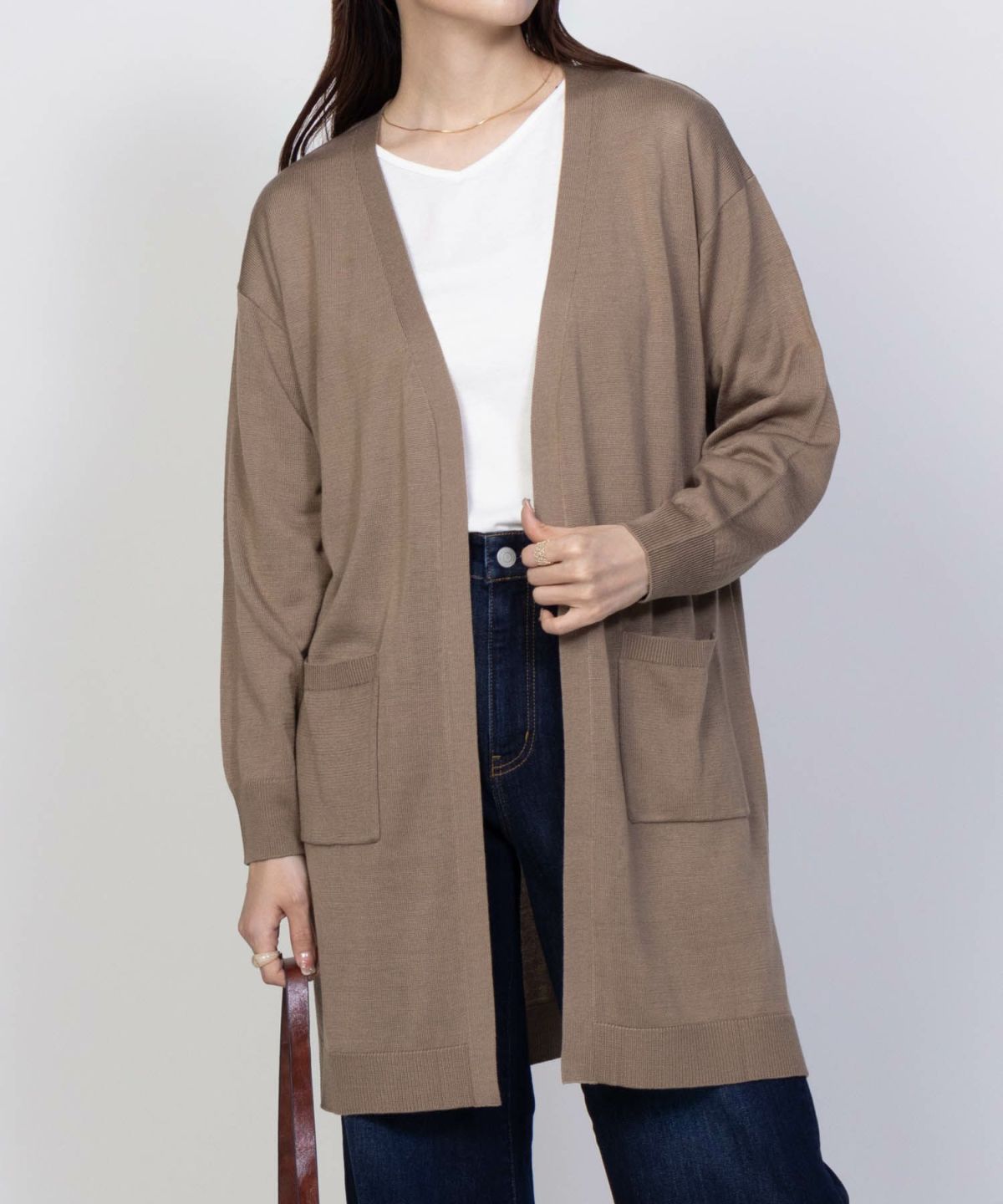 NAVY ロングトッパーアンサンブル レディース