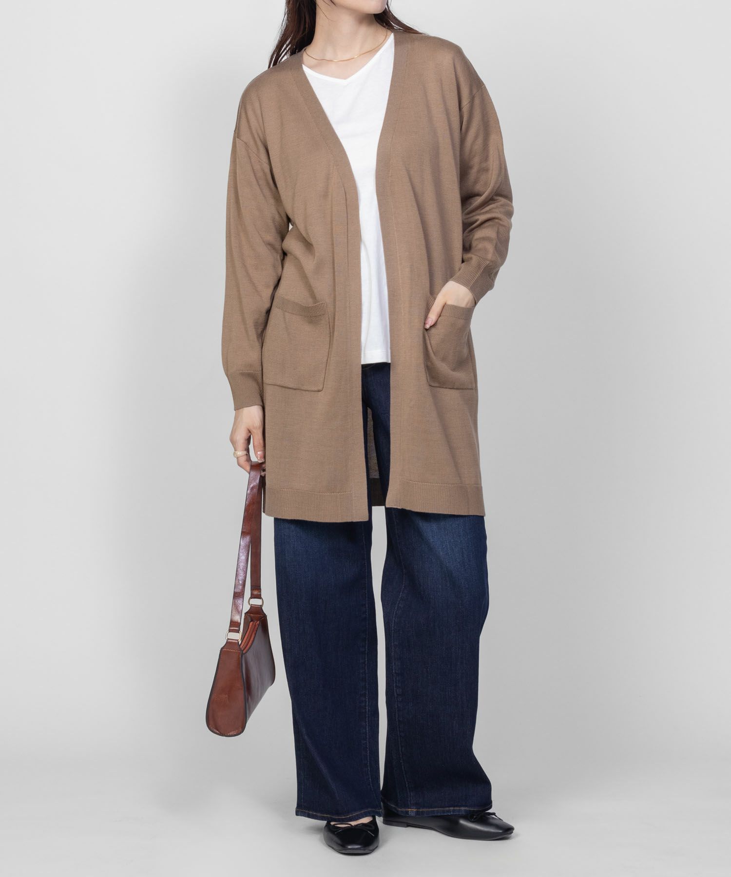 NAVY ロングトッパーアンサンブル レディース