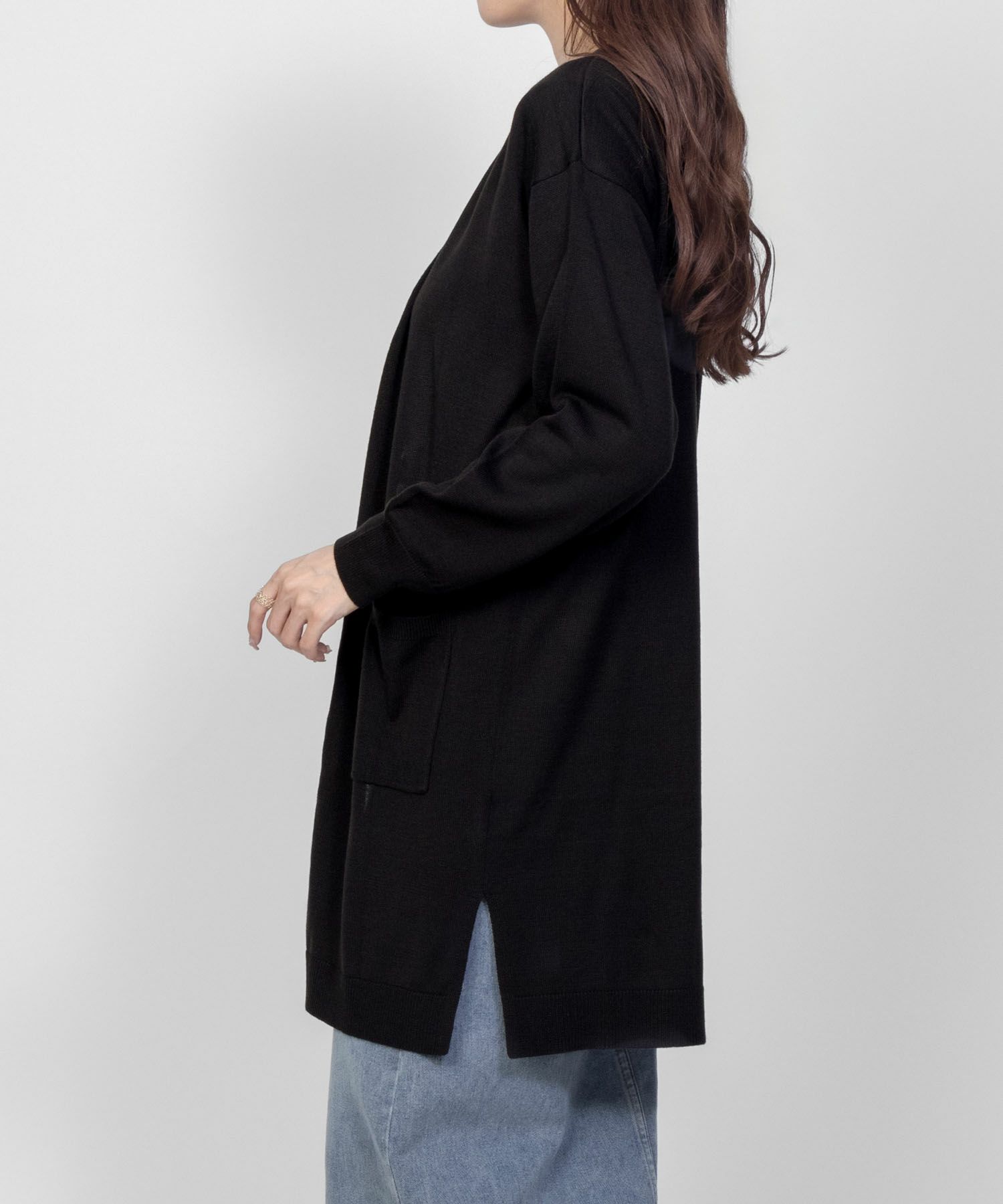 NAVY ロングトッパーアンサンブル レディース