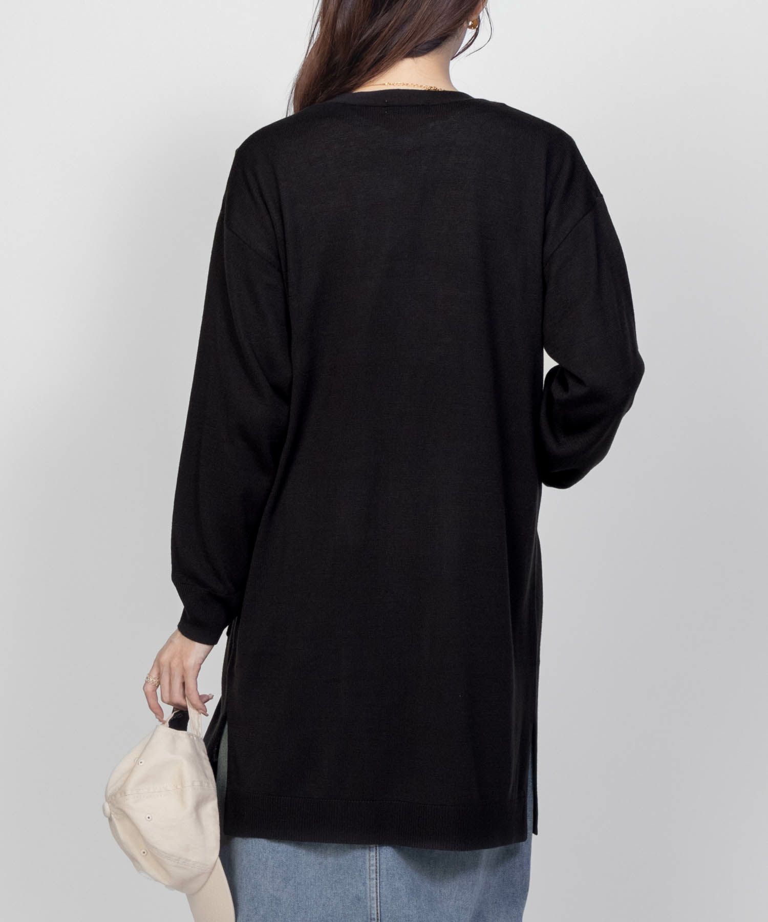 NAVY ロングトッパーアンサンブル レディース