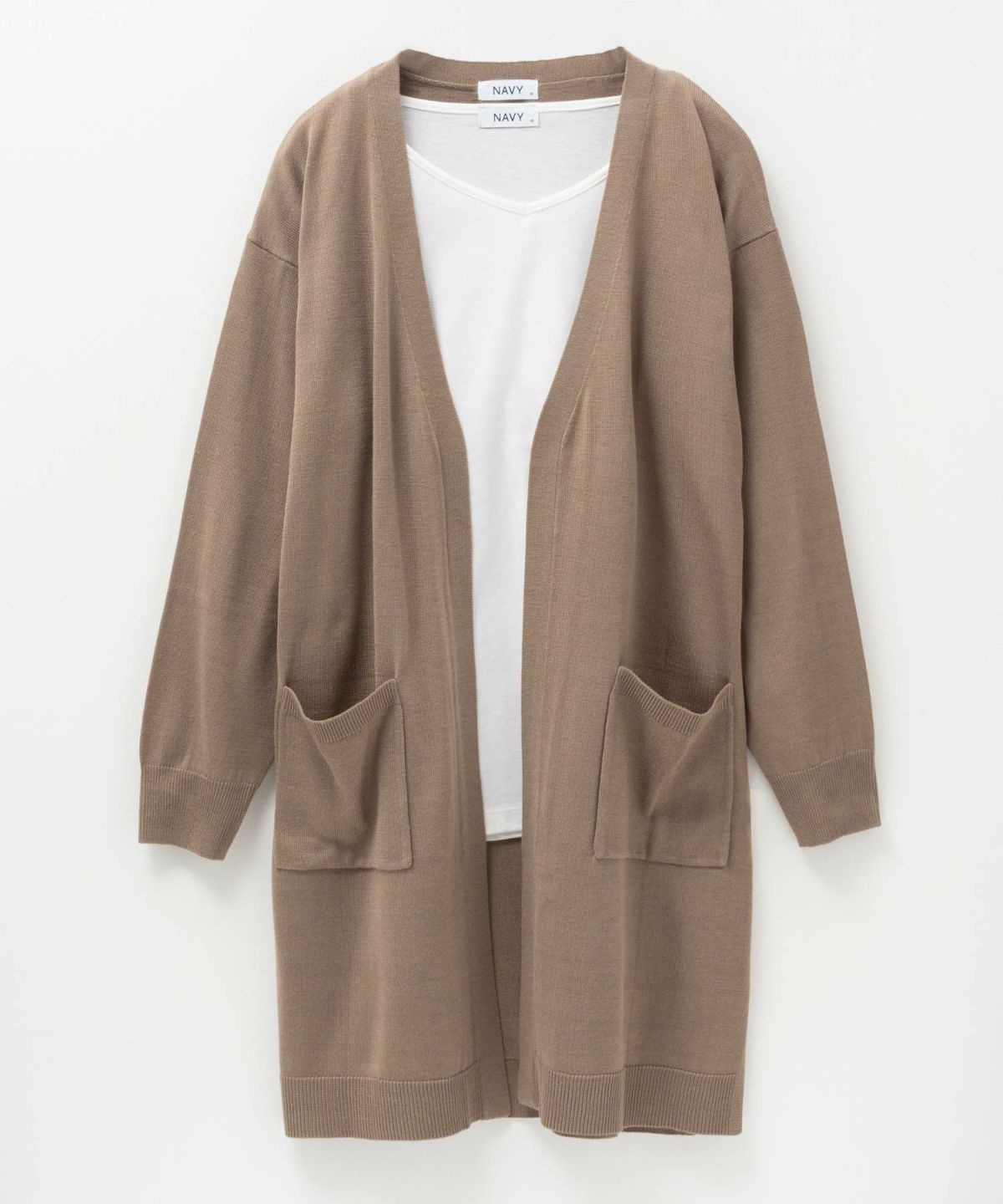 NAVY ロングトッパーアンサンブル レディース