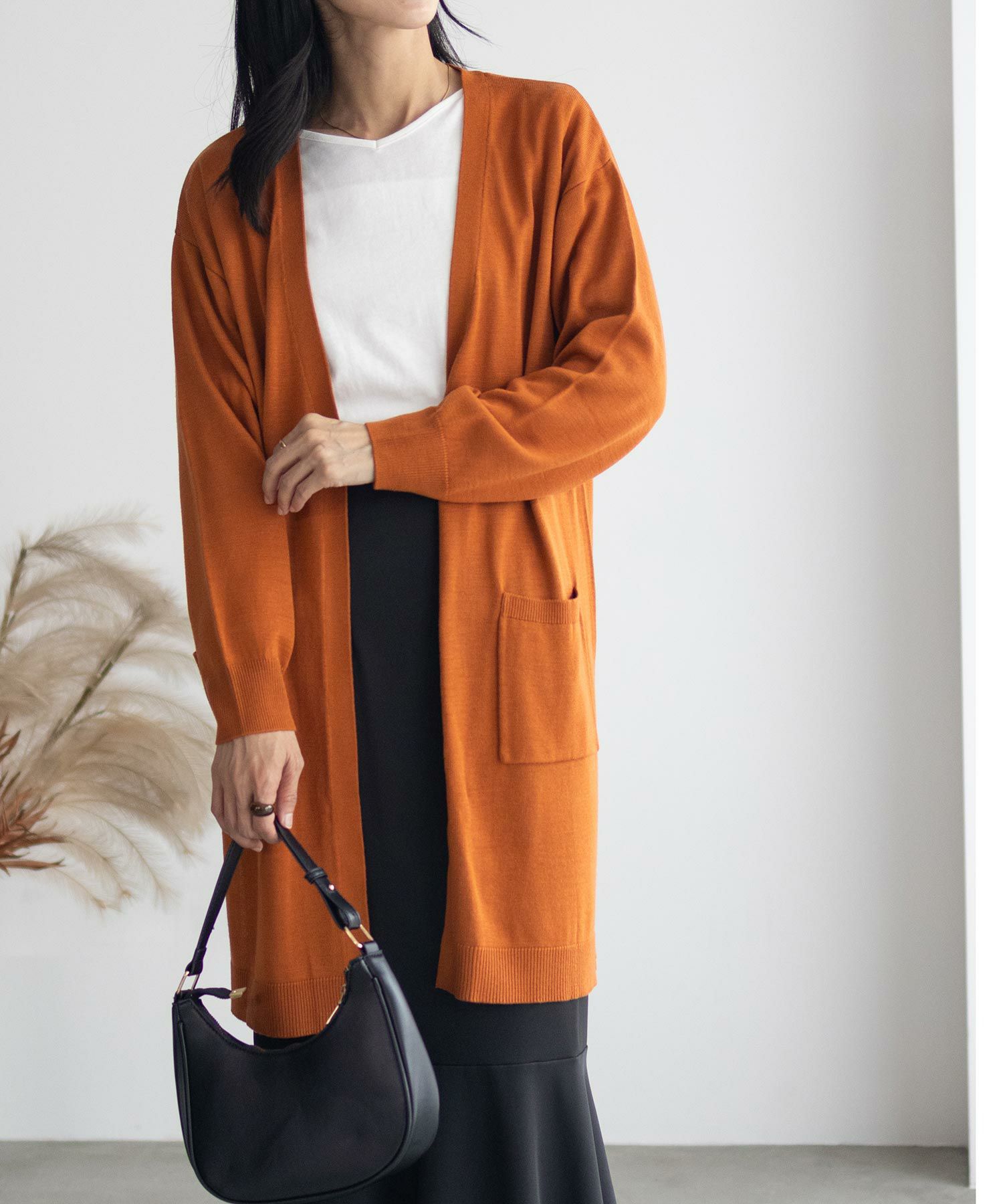 NAVY ロングトッパーアンサンブル レディース