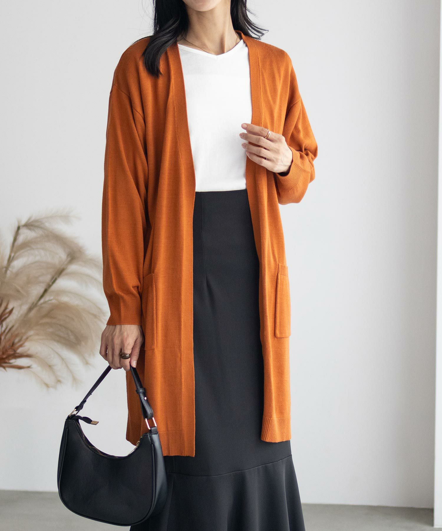 NAVY ロングトッパーアンサンブル レディース