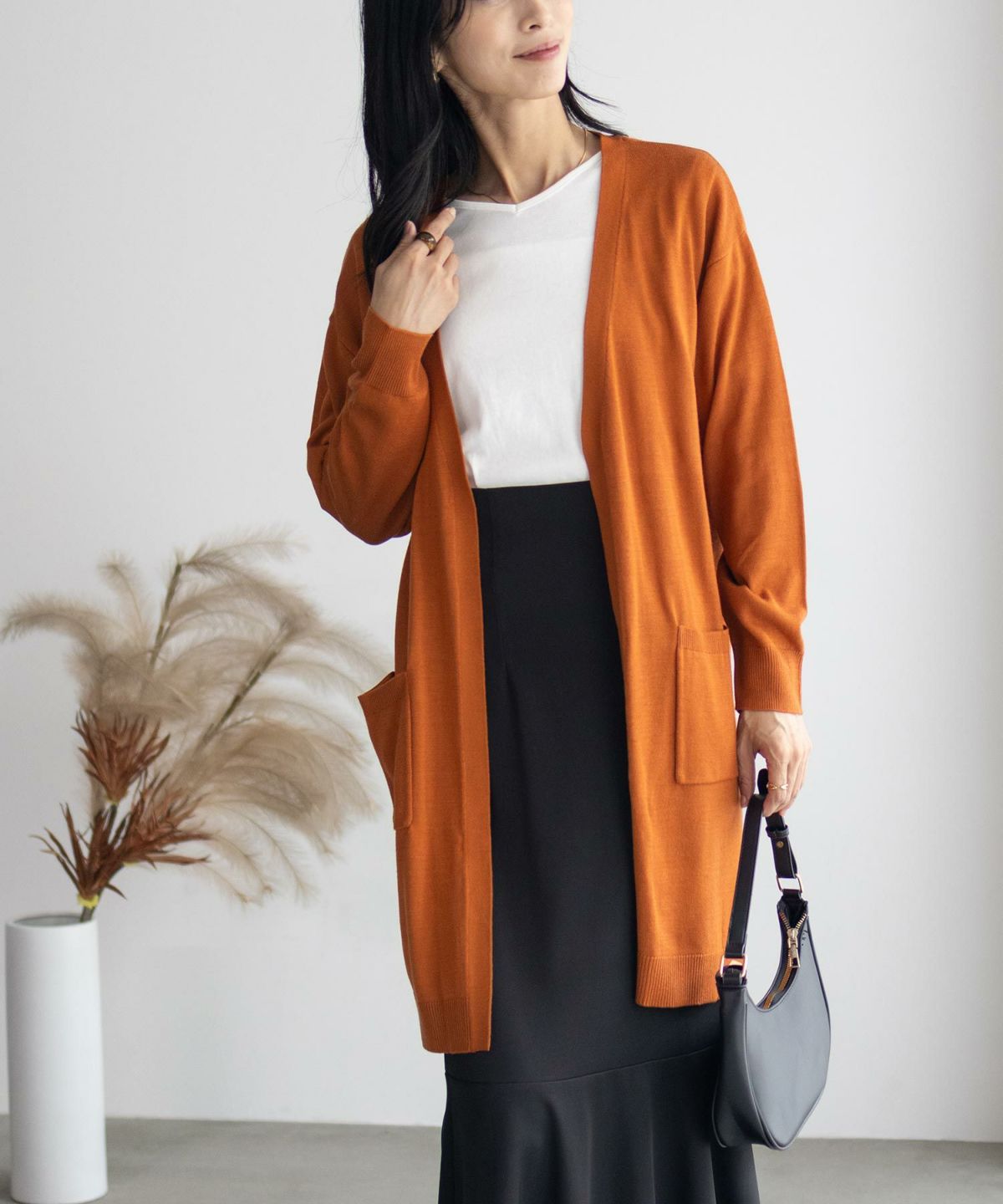 NAVY ロングトッパーアンサンブル レディース