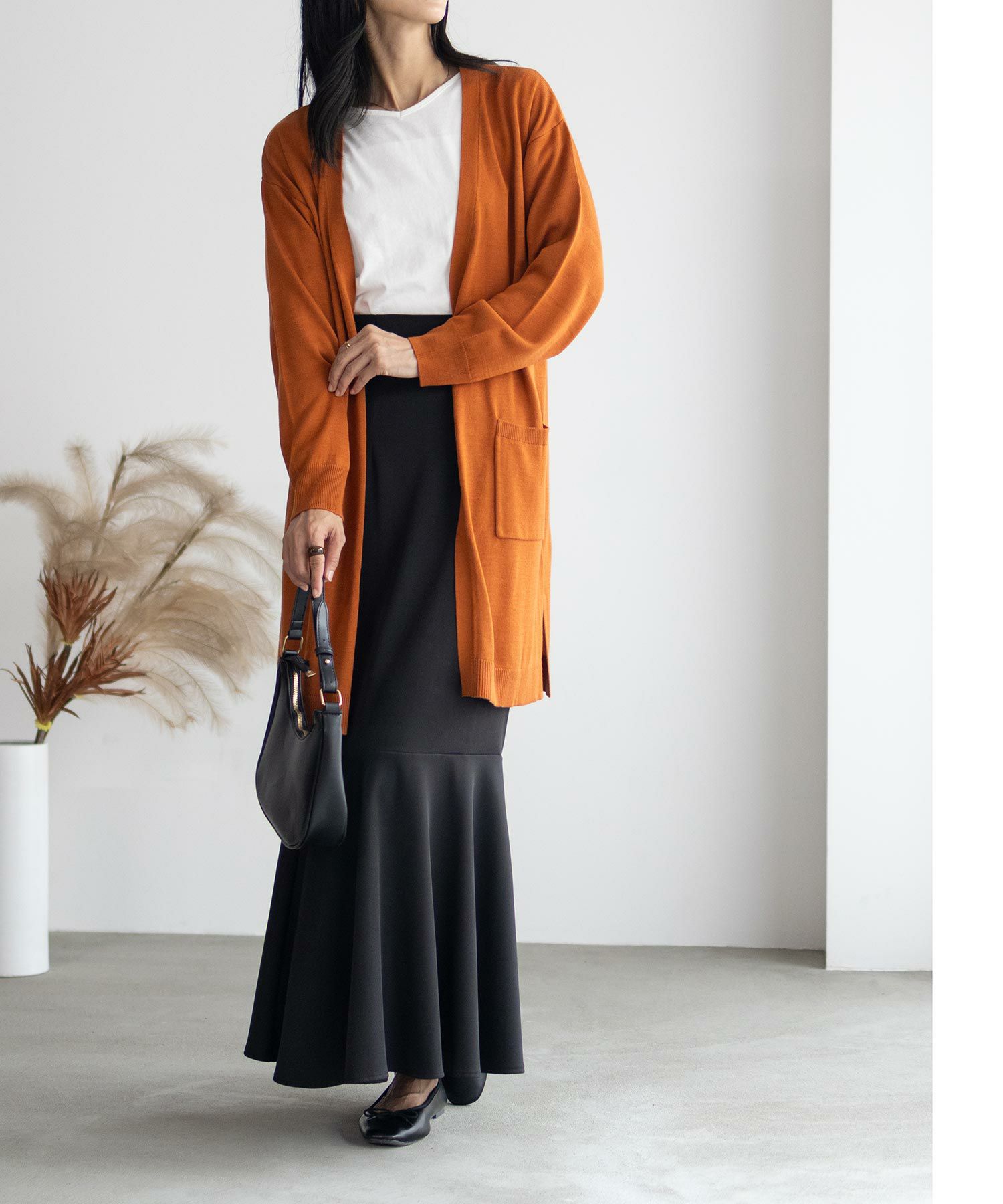 NAVY ロングトッパーアンサンブル レディース