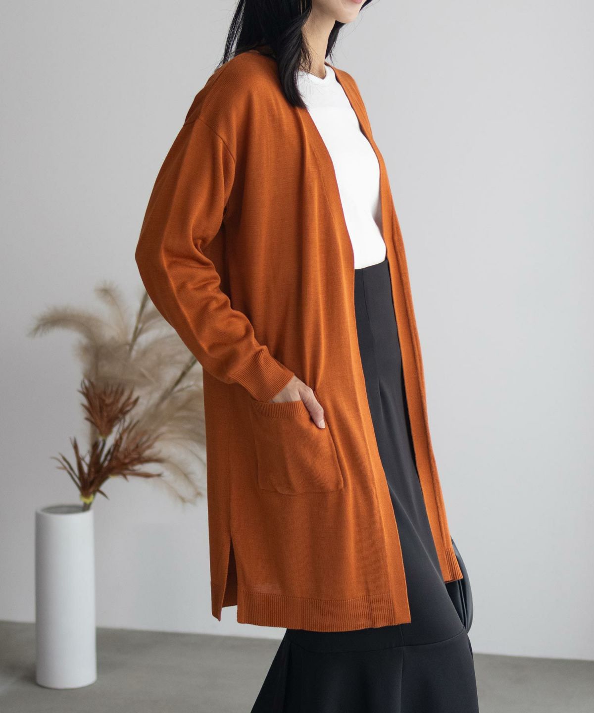 NAVY ロングトッパーアンサンブル レディース