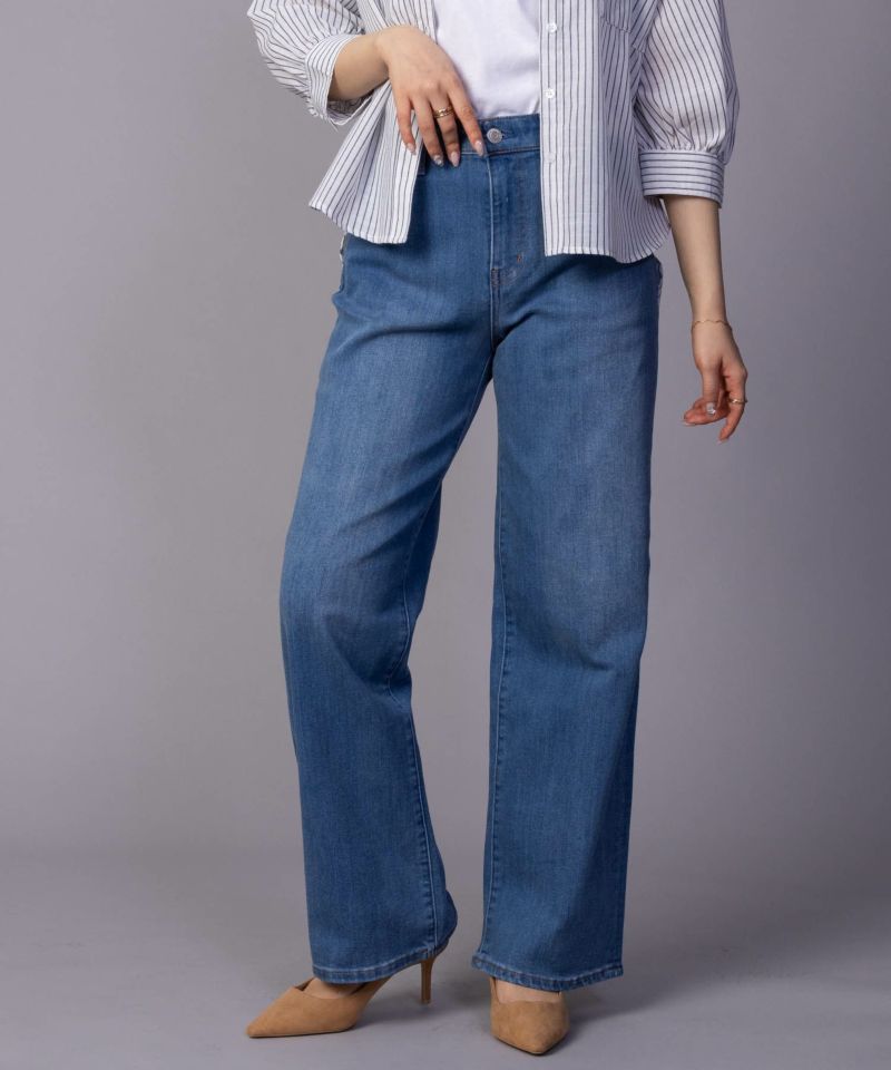 nAvy 毎日はきたくなるデニム「マイデニ」 ワイドパンツ レディース商品画像-2