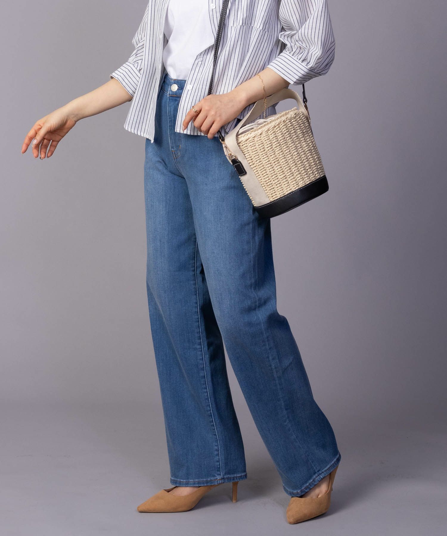 nAvy 毎日はきたくなるデニム「マイデニ」 ワイドパンツ レディース 