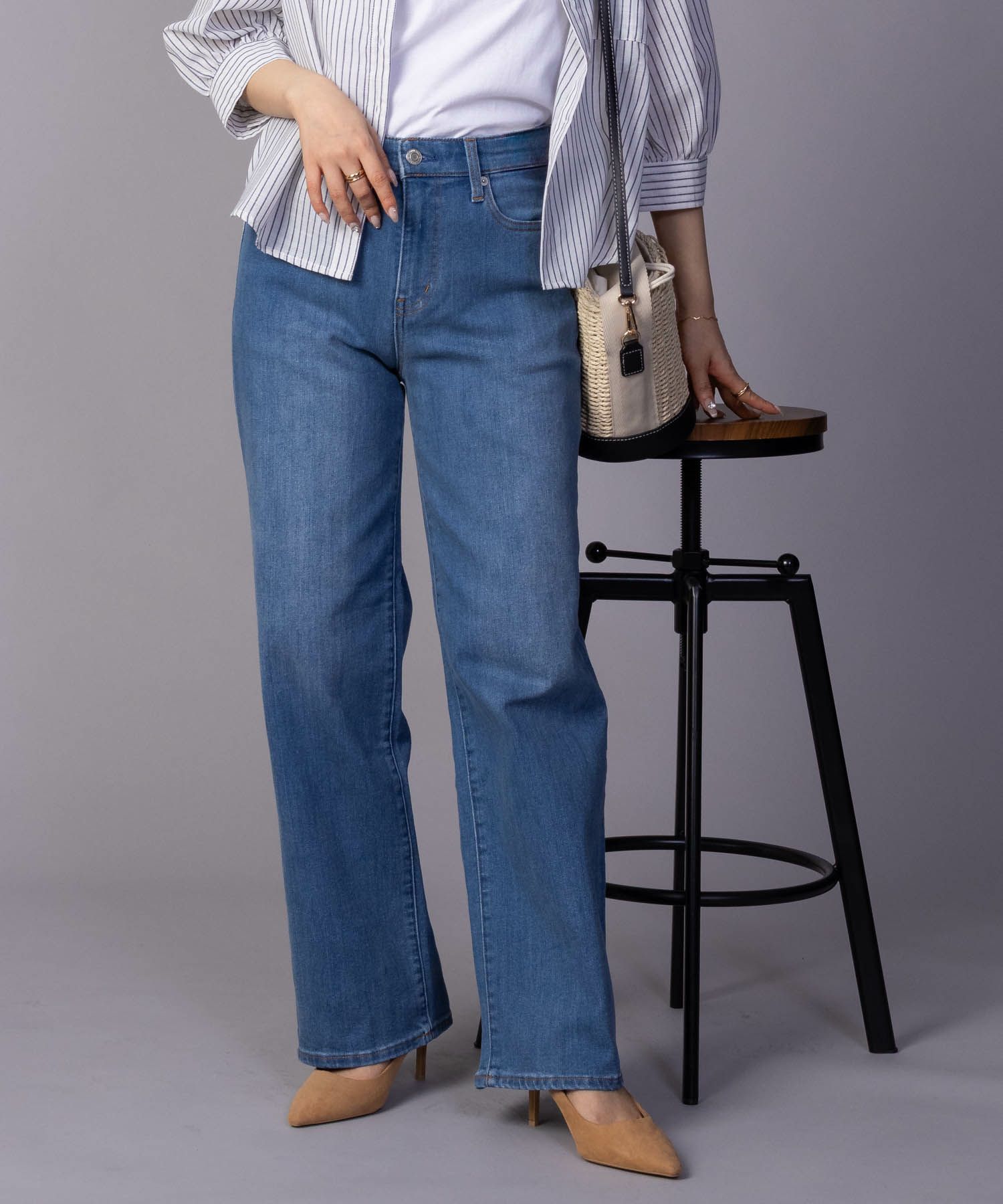 nAvy 毎日はきたくなるデニム「マイデニ」 ワイドパンツ レディース商品サムネイル-15