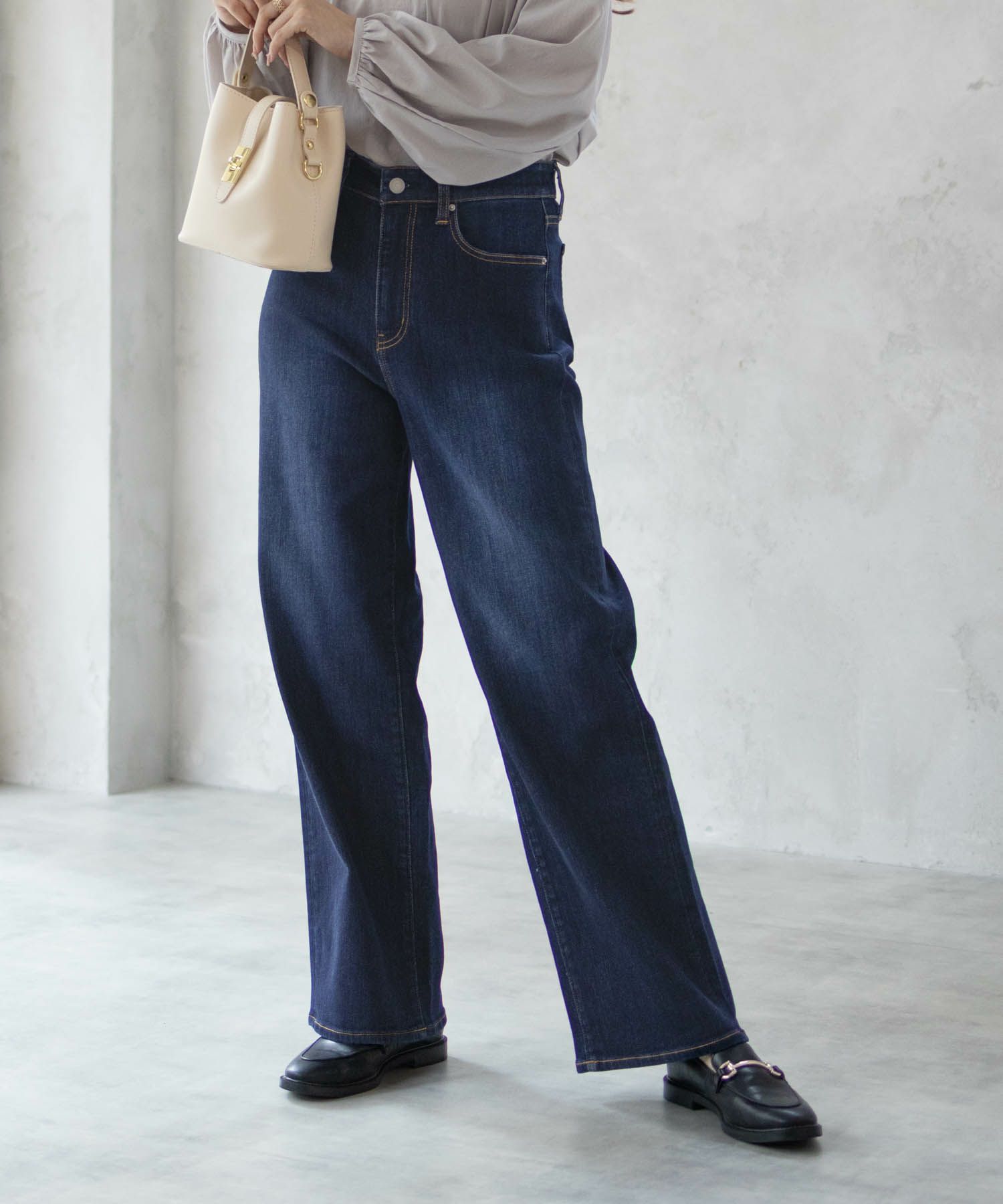 nAvy 毎日はきたくなるデニム「マイデニ」 ワイドパンツ レディース 