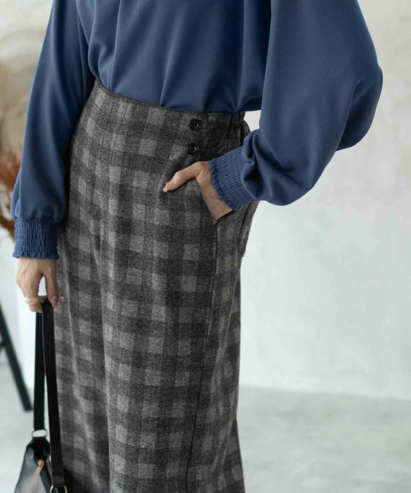 Howdy Marie  ニットワイドクロップドパンツ レディース商品画像-4