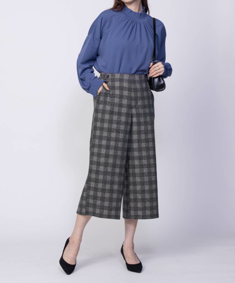 Howdy Marie  ニットワイドクロップドパンツ レディース商品画像-13