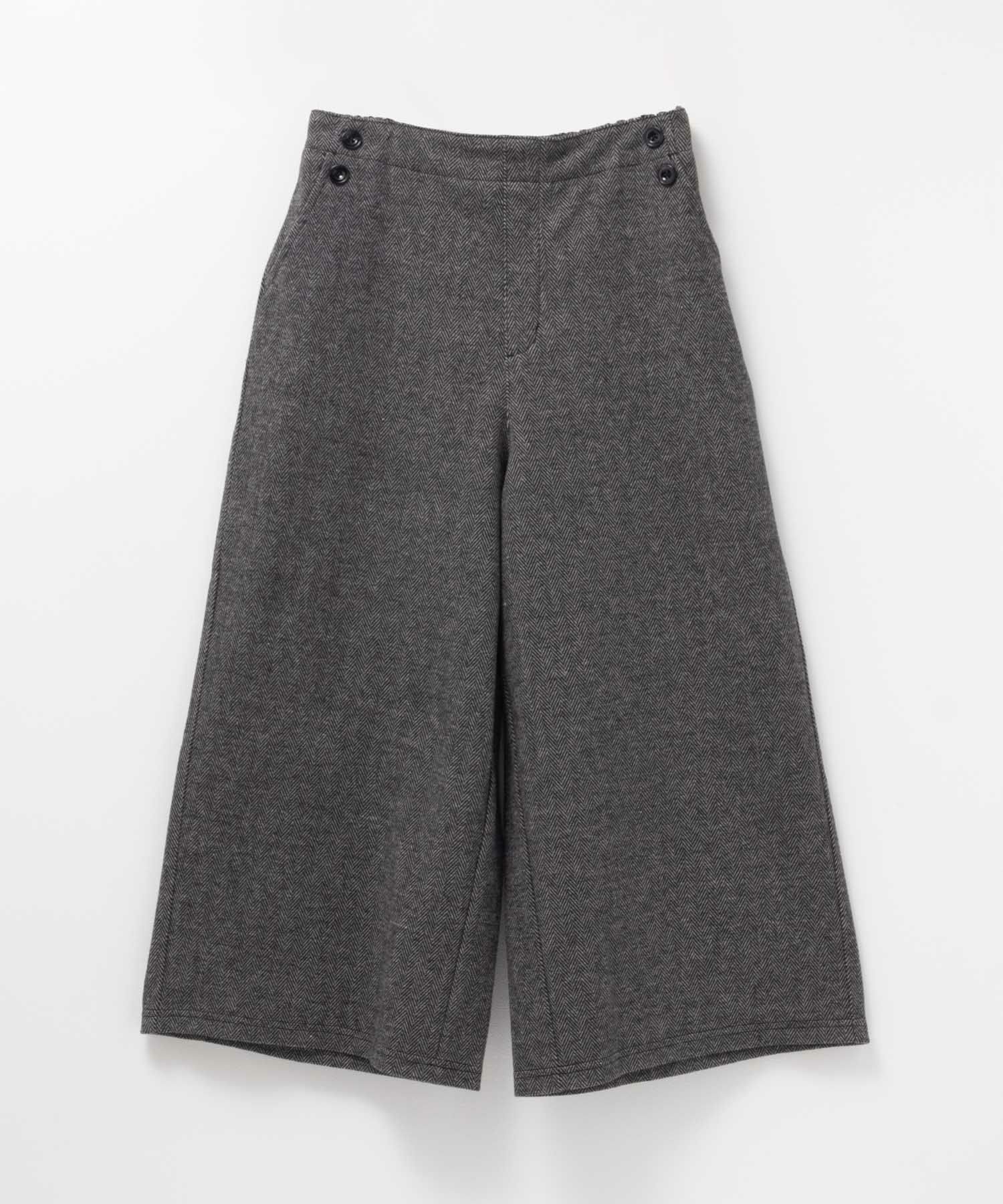 Howdy Marie ニットワイドクロップドパンツ レディース