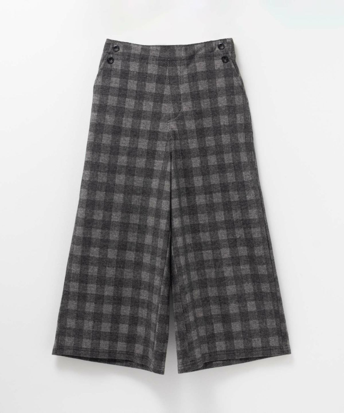 Howdy Marie ニットワイドクロップドパンツ レディース