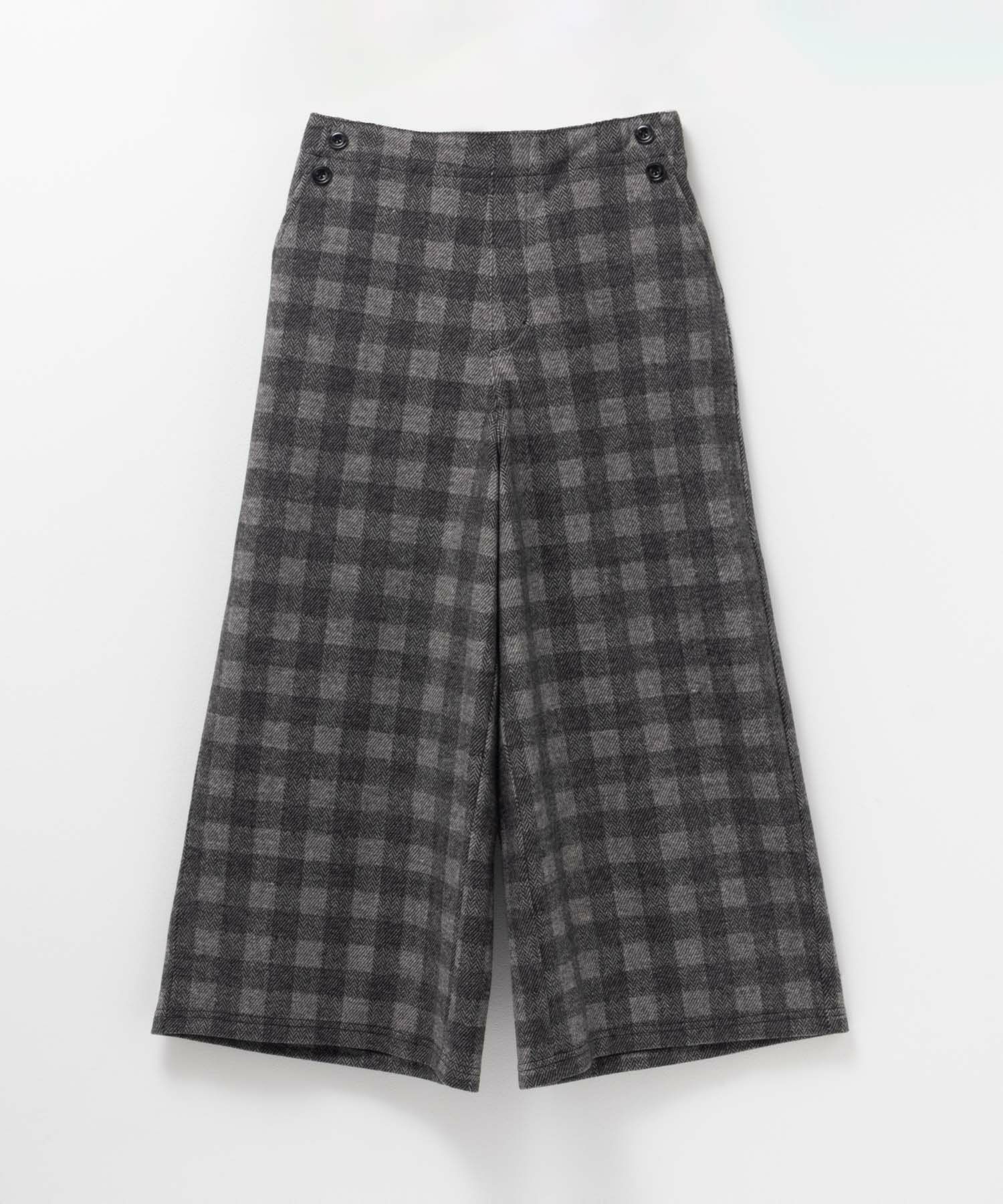 Howdy Marie ニットワイドクロップドパンツ レディース