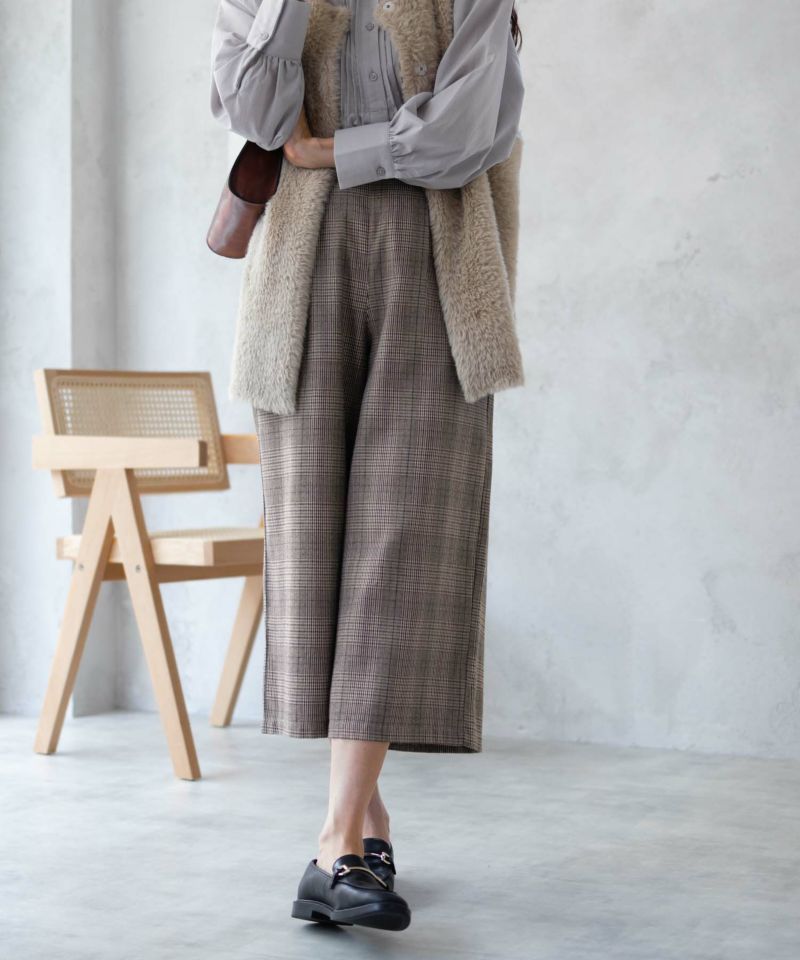 Howdy Marie TRワイドクロップドパンツ レディース商品画像-1