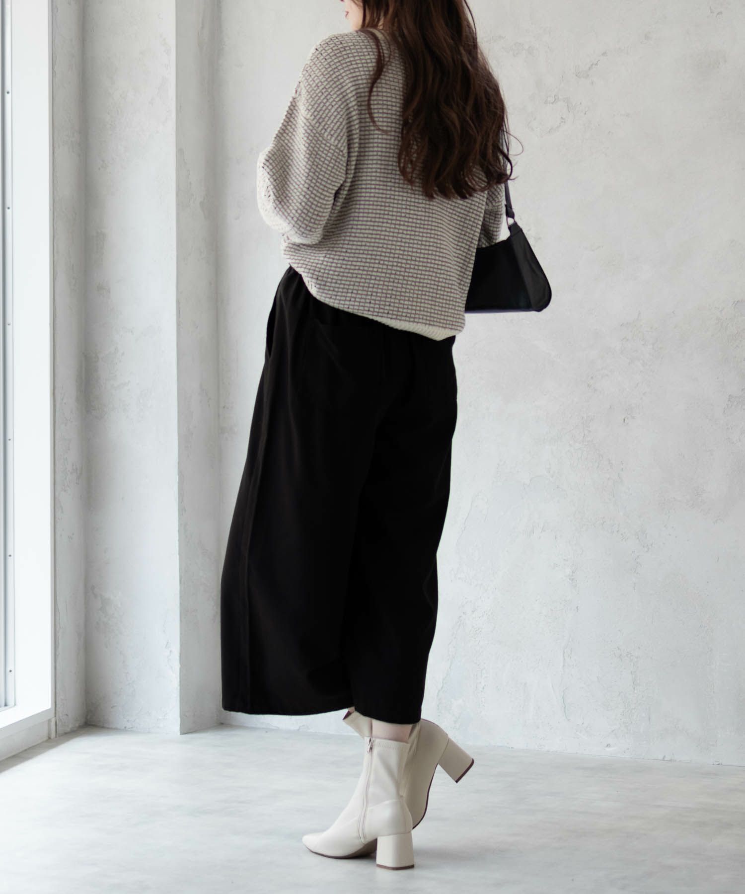 Howdy Marie  TRワイドクロップドパンツ レディース商品サムネイル-5