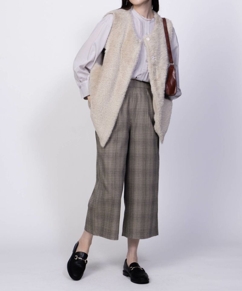 Howdy Marie  TRワイドクロップドパンツ レディース商品画像-16