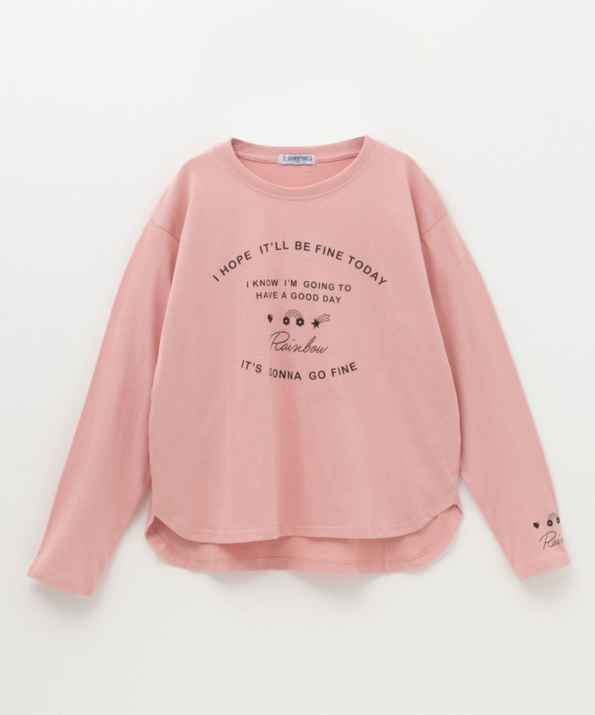 T-GRAPHICS ラウンドFINETシャツ キッズ ネコポス 対応商品