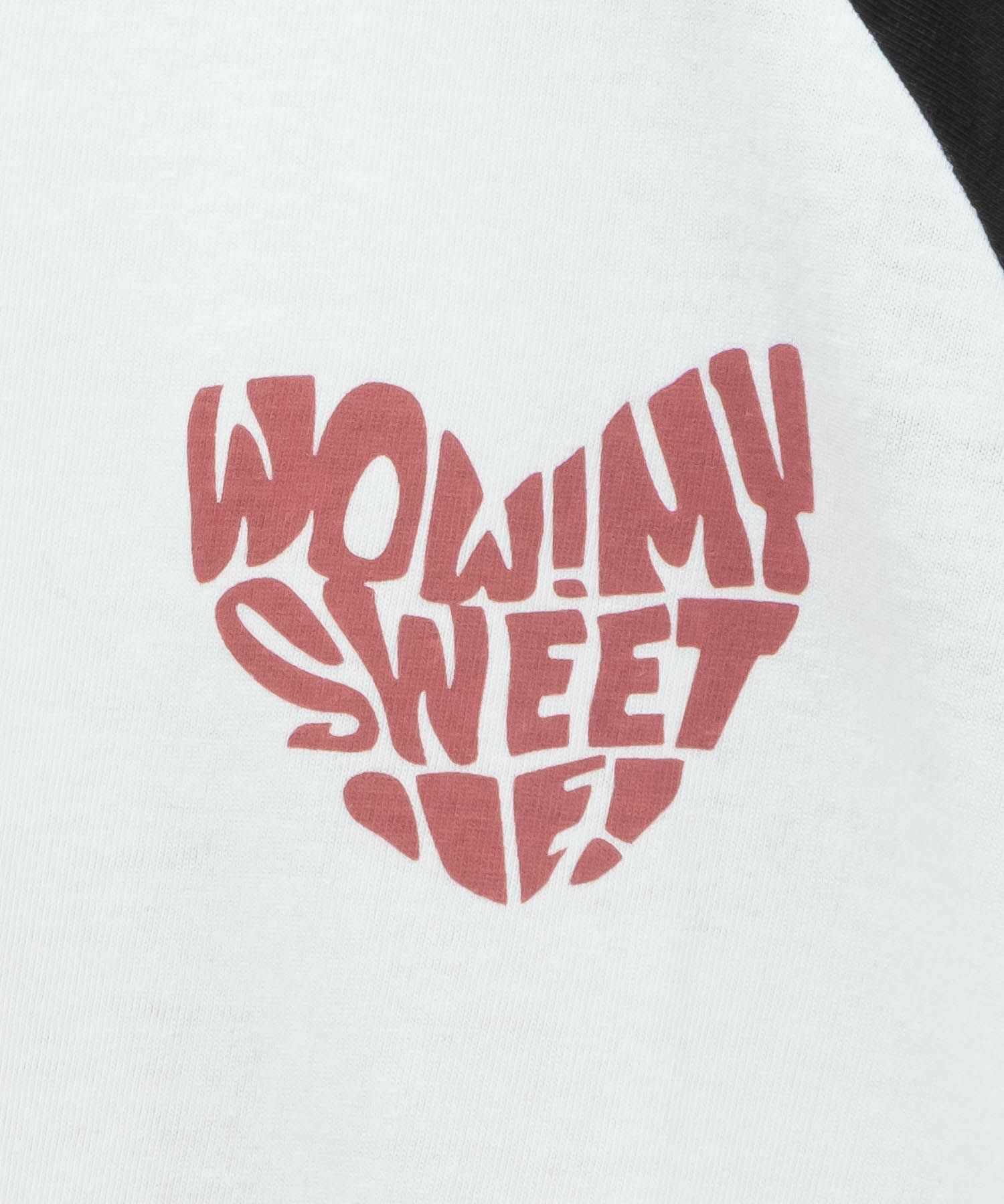 T-GRAPHICS  かすれラグラン長袖Tシャツ キッズ メール便 対応商品商品画像-10