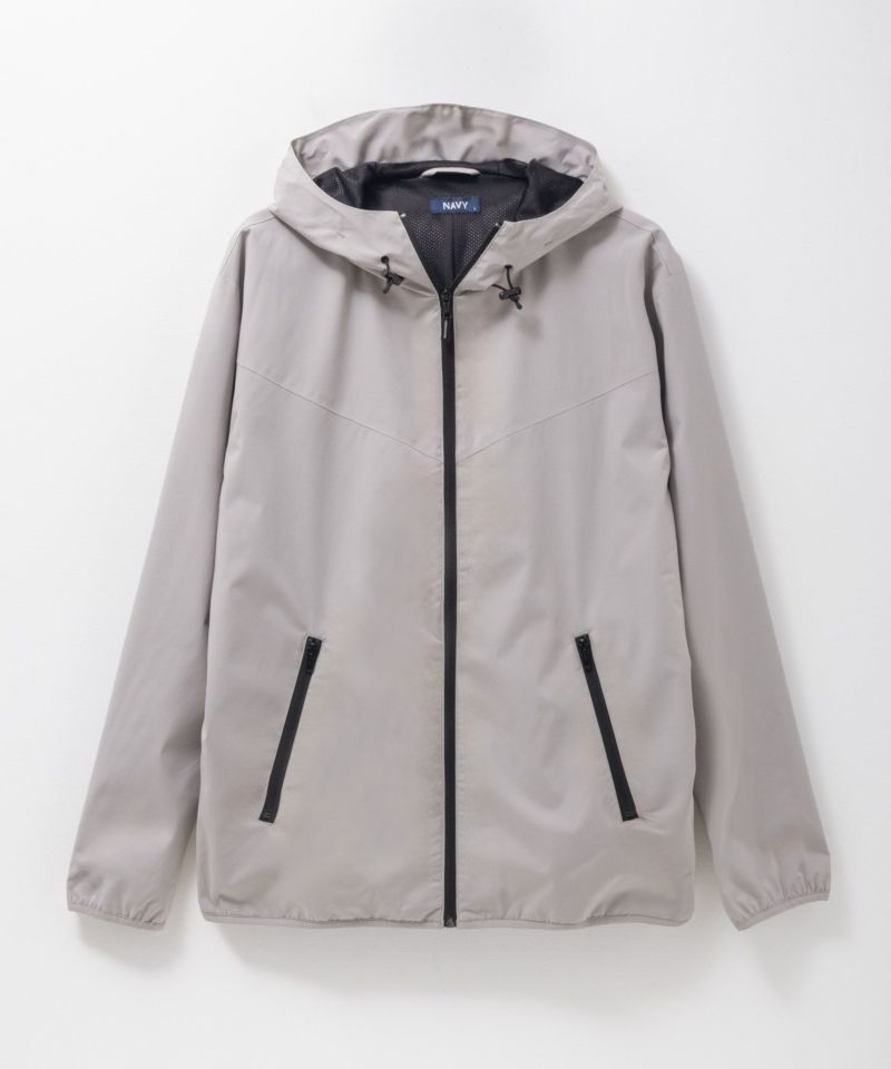 NAVY シャットアウター SOLOTEX(R)使用 裏メッシュフードジャケット メンズ商品画像-5