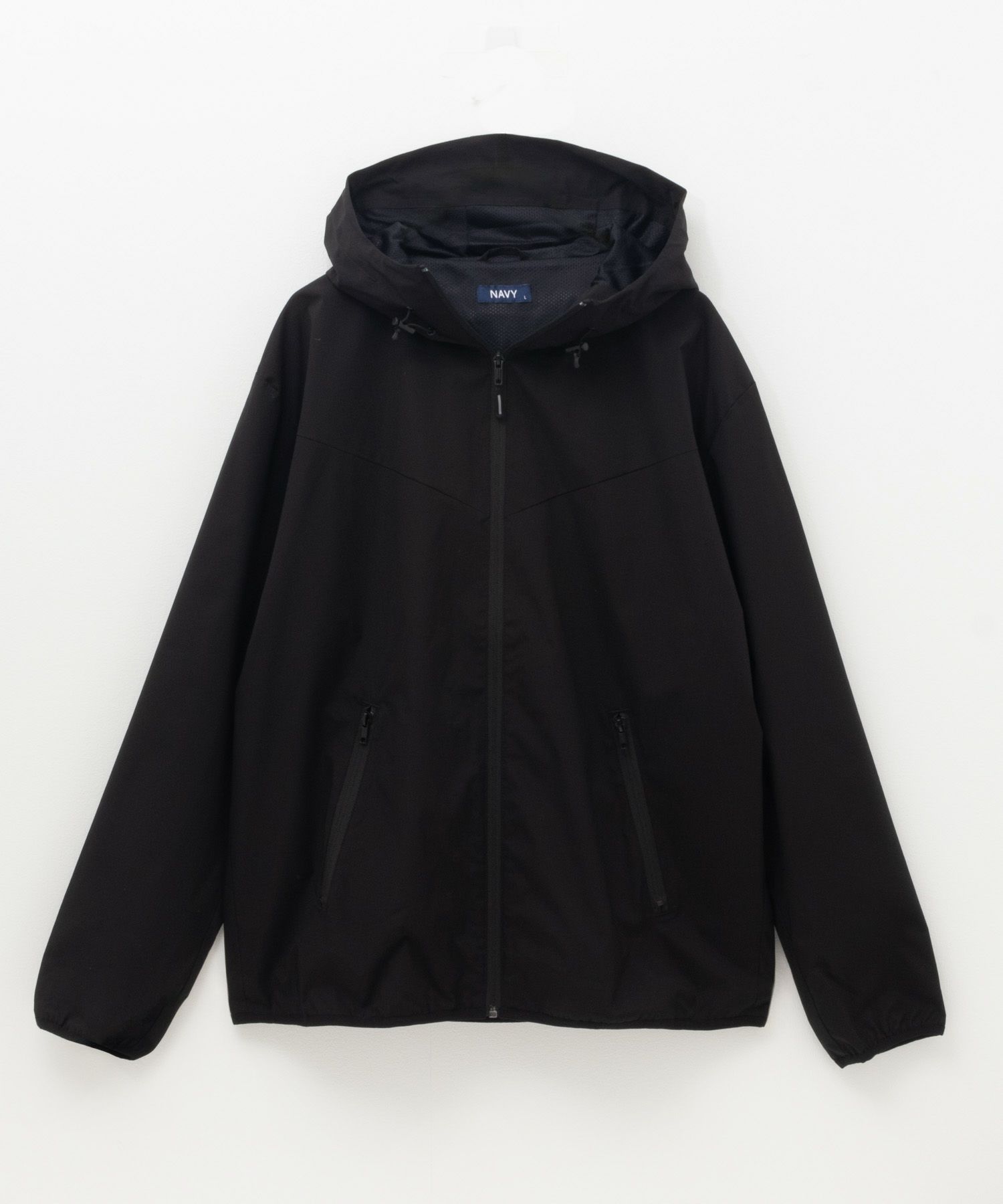 NAVY SOLOTEX(R)使用 裏メッシュフードジャケット メンズ