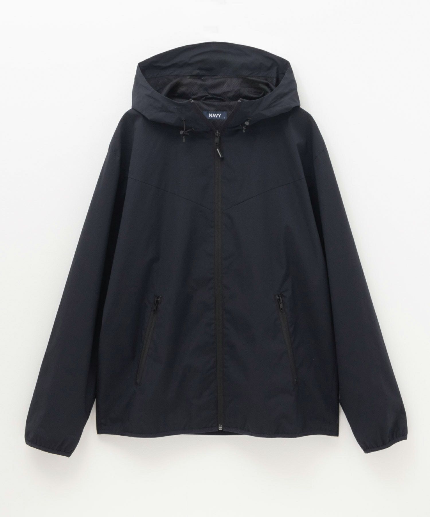 NAVY SOLOTEX(R)使用 裏メッシュフードジャケット メンズ