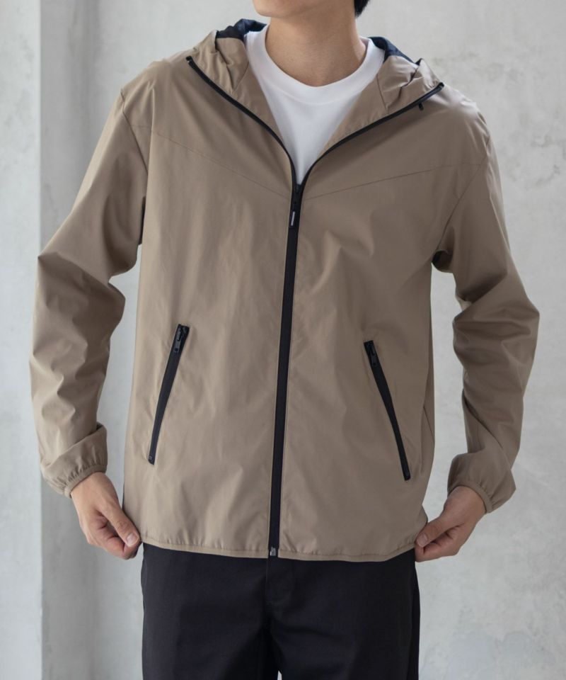 NAVY シャットアウター SOLOTEX(R)使用 裏メッシュフードジャケット メンズ商品画像-15