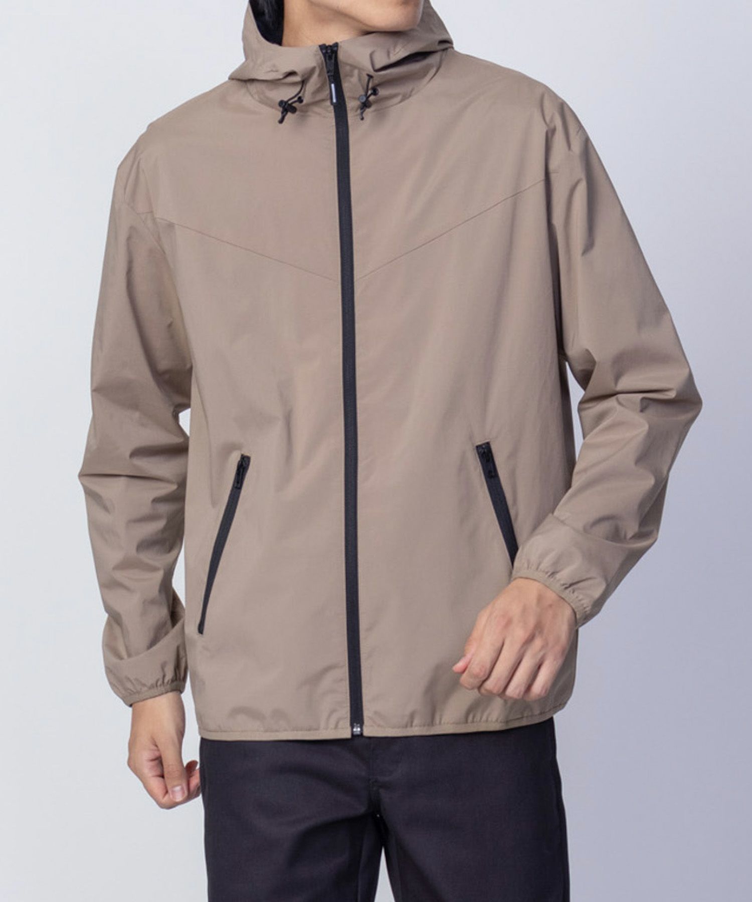 NAVY SOLOTEX(R)使用 裏メッシュフードジャケット メンズ