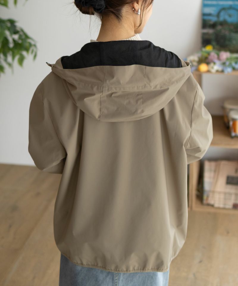 NAVY SOLOTEX(R)使用 裏メッシュフードジャケット メンズ