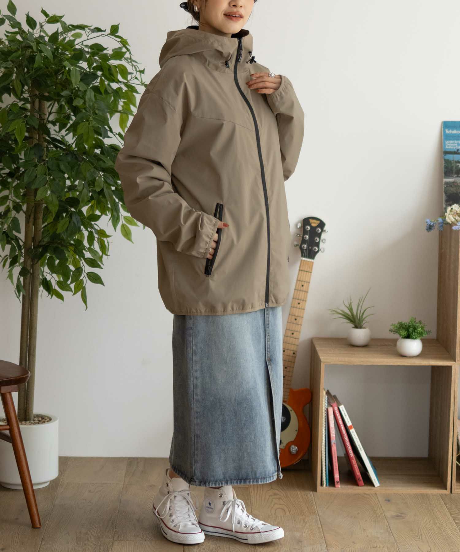 NAVY シャットアウター SOLOTEX(R)使用 裏メッシュフードジャケット メンズ商品サムネイル-22