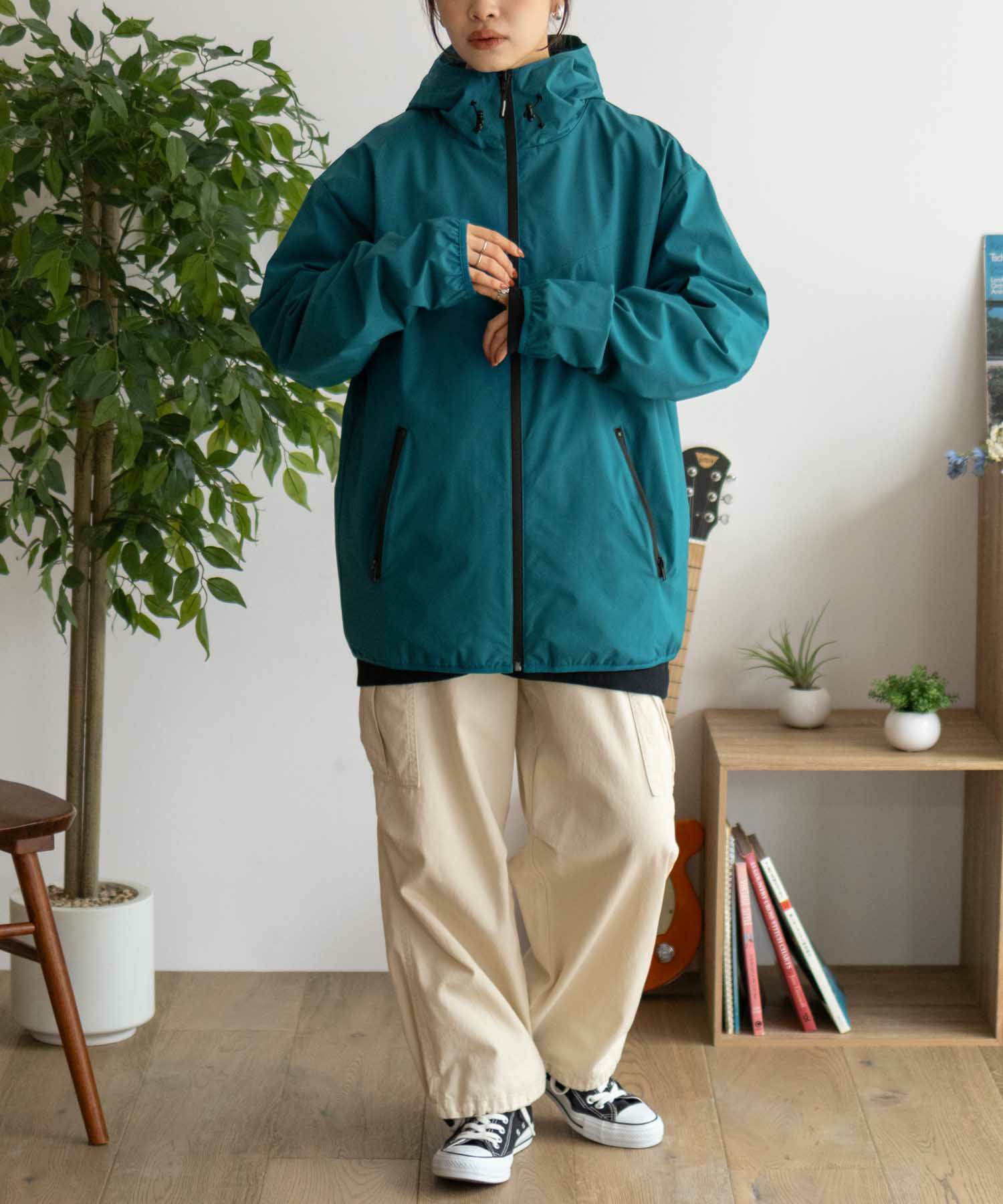 NAVY シャットアウター SOLOTEX(R)使用 裏メッシュフードジャケット メンズ商品サムネイル-24