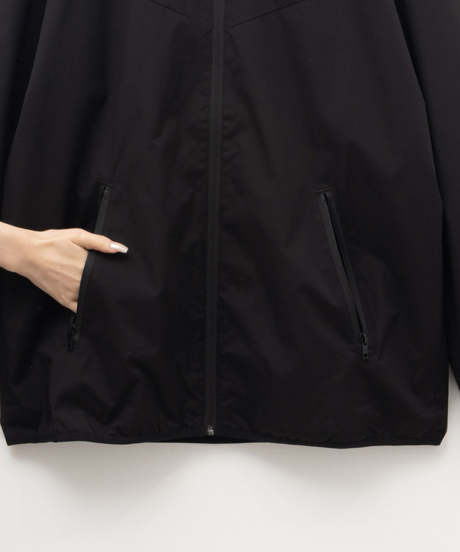 NAVY SOLOTEX(R)使用 裏メッシュフードジャケット メンズ