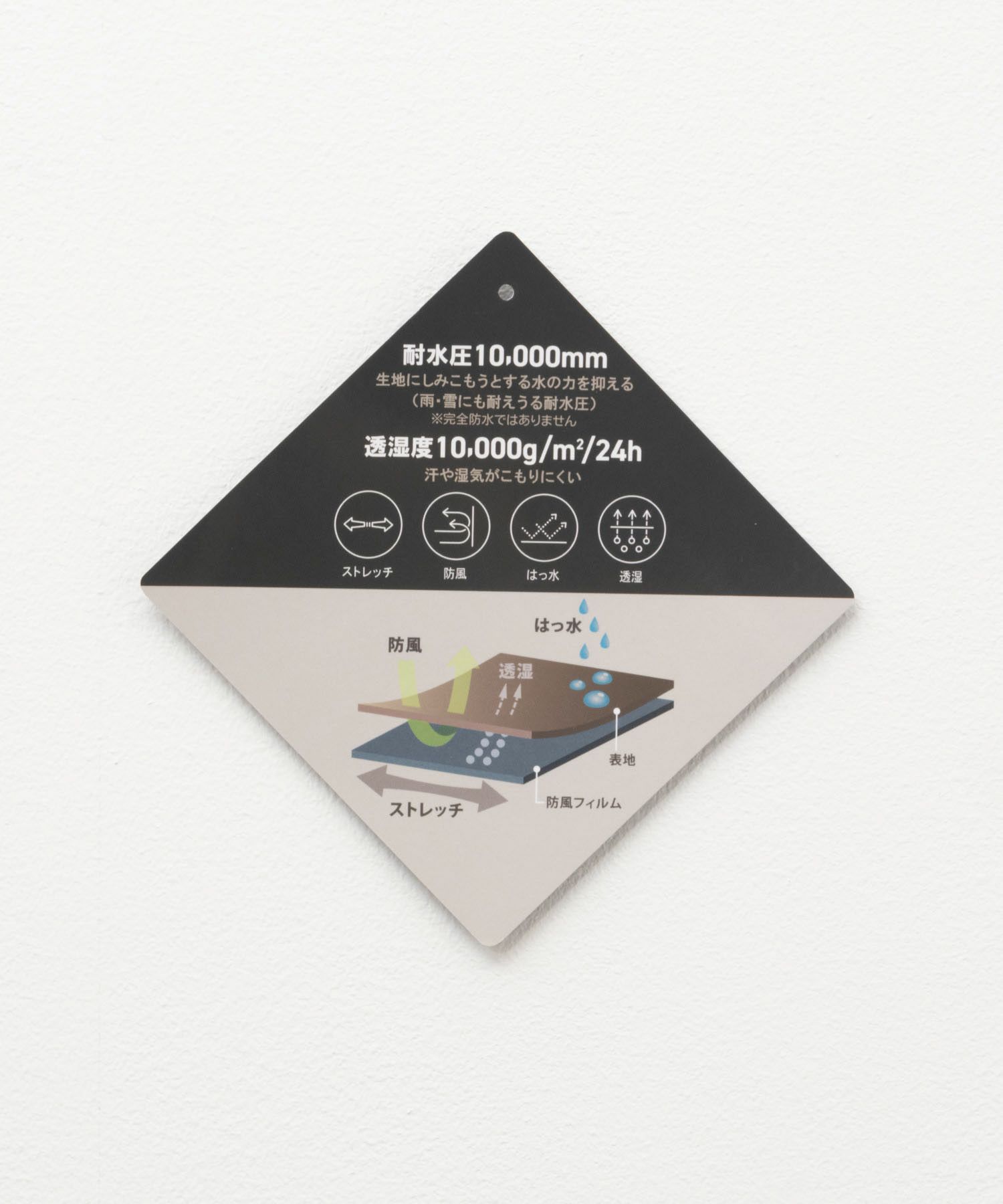 NAVY SOLOTEX(R)使用 裏メッシュフードジャケット メンズ