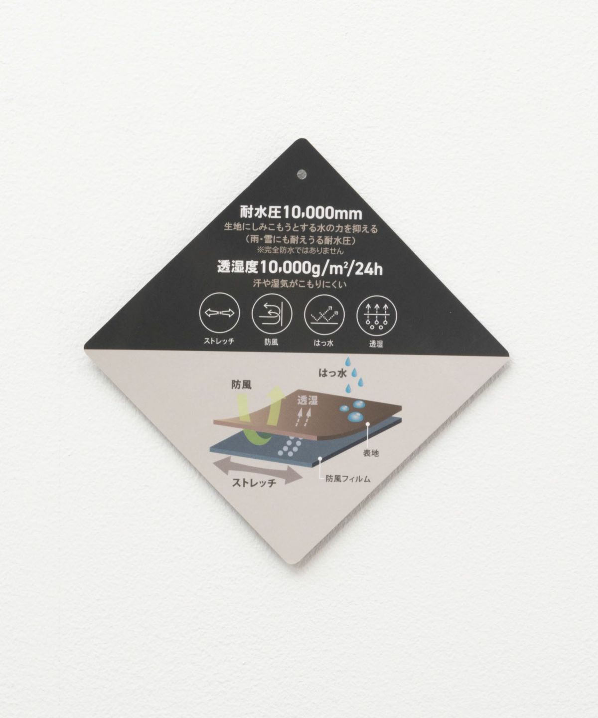 NAVY SOLOTEX(R)使用 裏メッシュフードジャケット メンズ