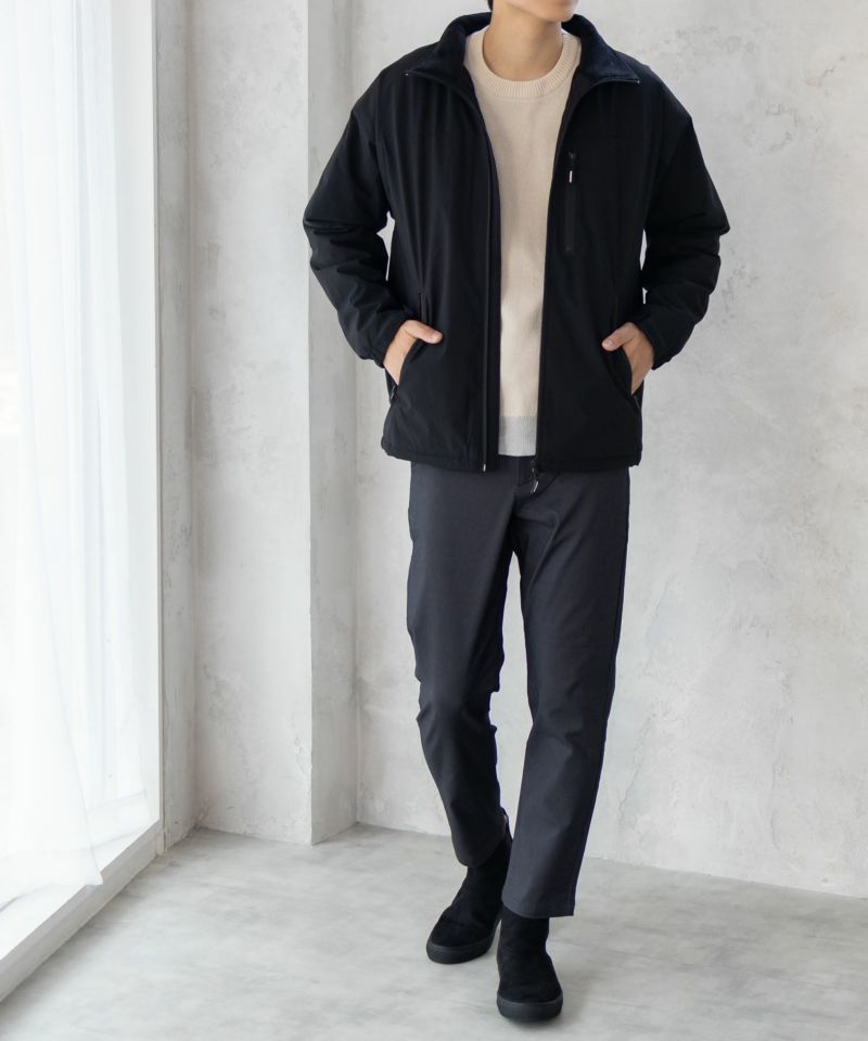 NAVY シャットアウター SOLOTEX(R)使用 裏シャギースタンドジャケット メンズ商品画像-2