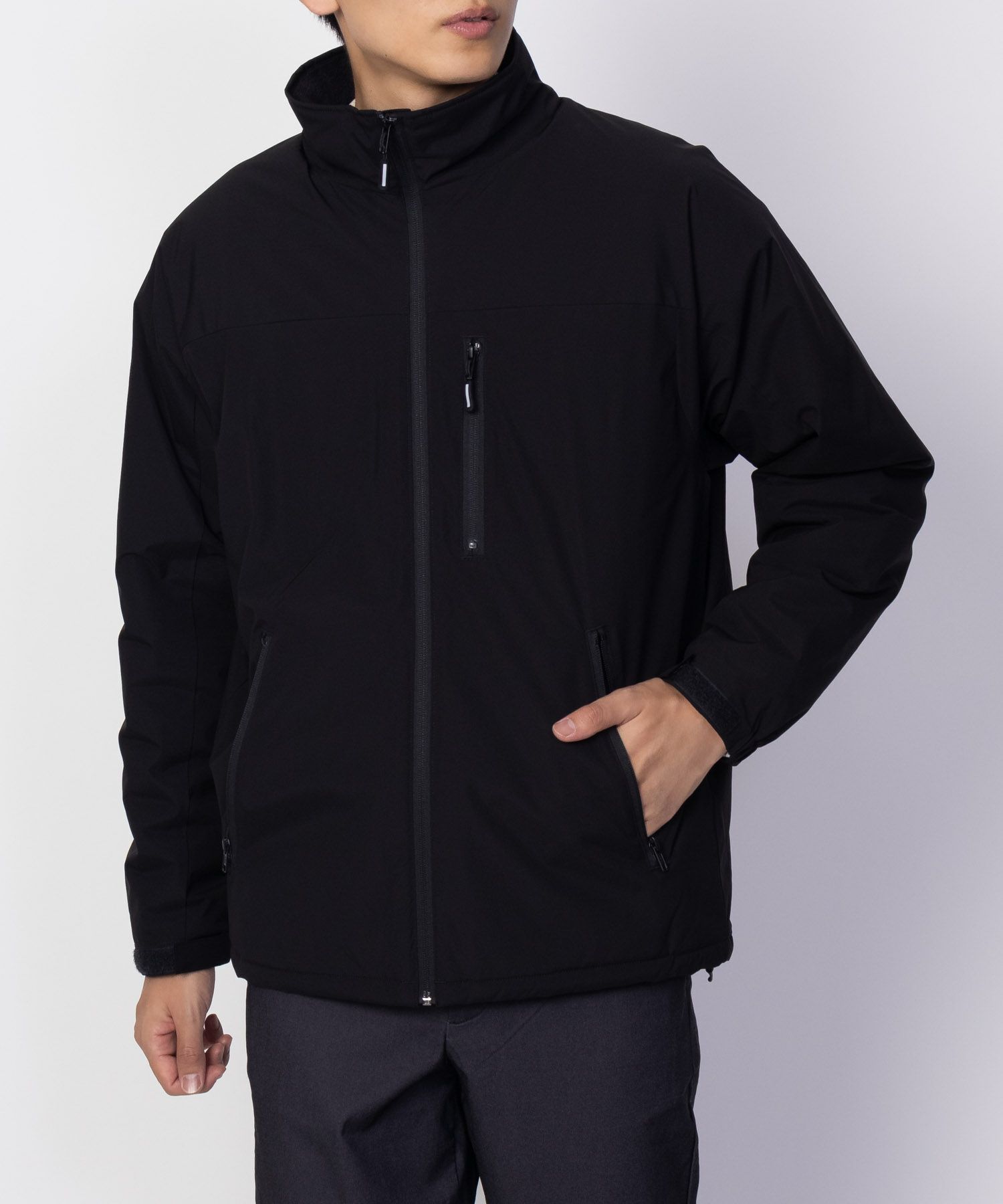 NAVY シャットアウター SOLOTEX(R)使用 裏シャギースタンドジャケット メンズ商品サムネイル-14