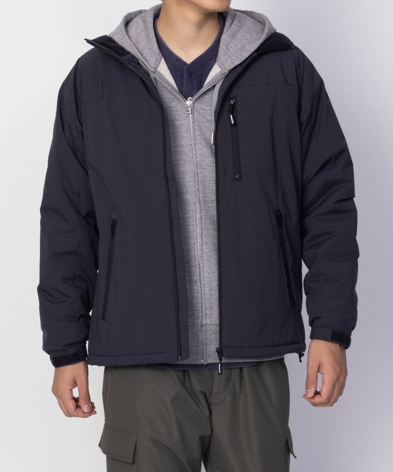 NAVY SOLOTEX(R)使用 裏シャギースタンドジャケット メンズ